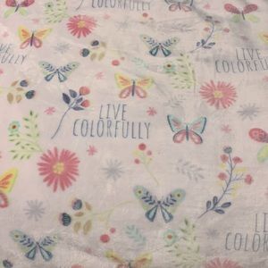 Live Colorfully large blanket